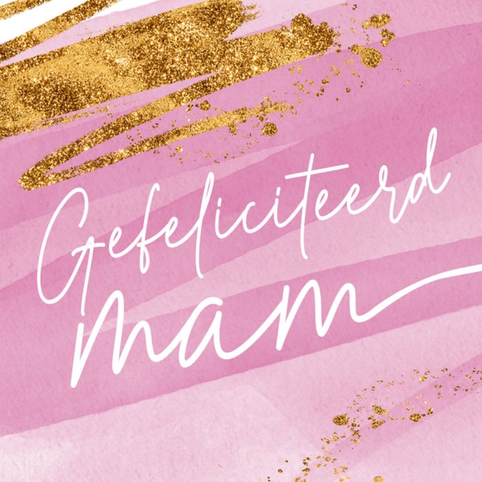 Luckz | Verjaardagskaart | Gefeliciteerd Mam