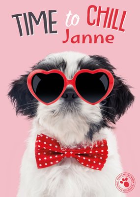 Studio Pets By Myrna Time To Chill Grappige Hond Kaart