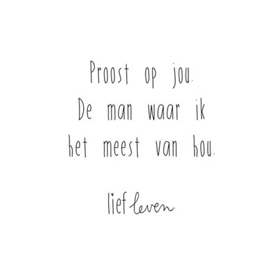 Lief Leven | Verjaardagskaart | Liefde