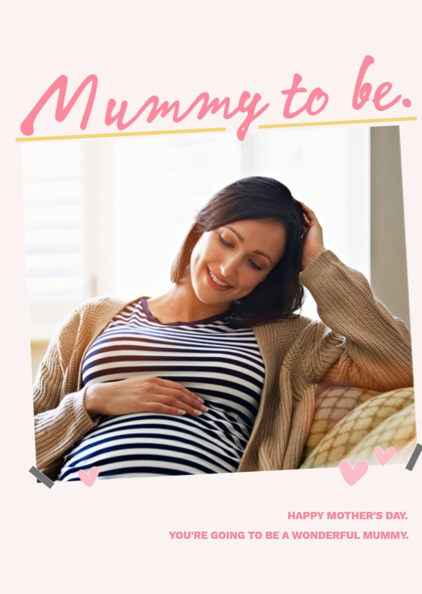 Moederdagkaart mummy to be foto Kaart Greetz