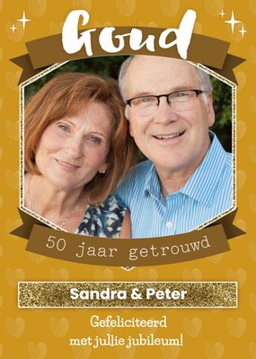 Greetz | Huwelijksjubileum | fotokaart met naam