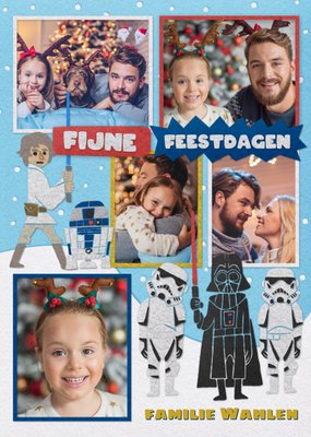 Star Wars | Kerstkaart | Fijne Feestdagen | Met fotos