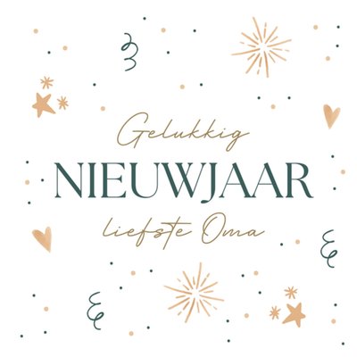 Papercute | Nieuwjaarskaart | Liefste Oma