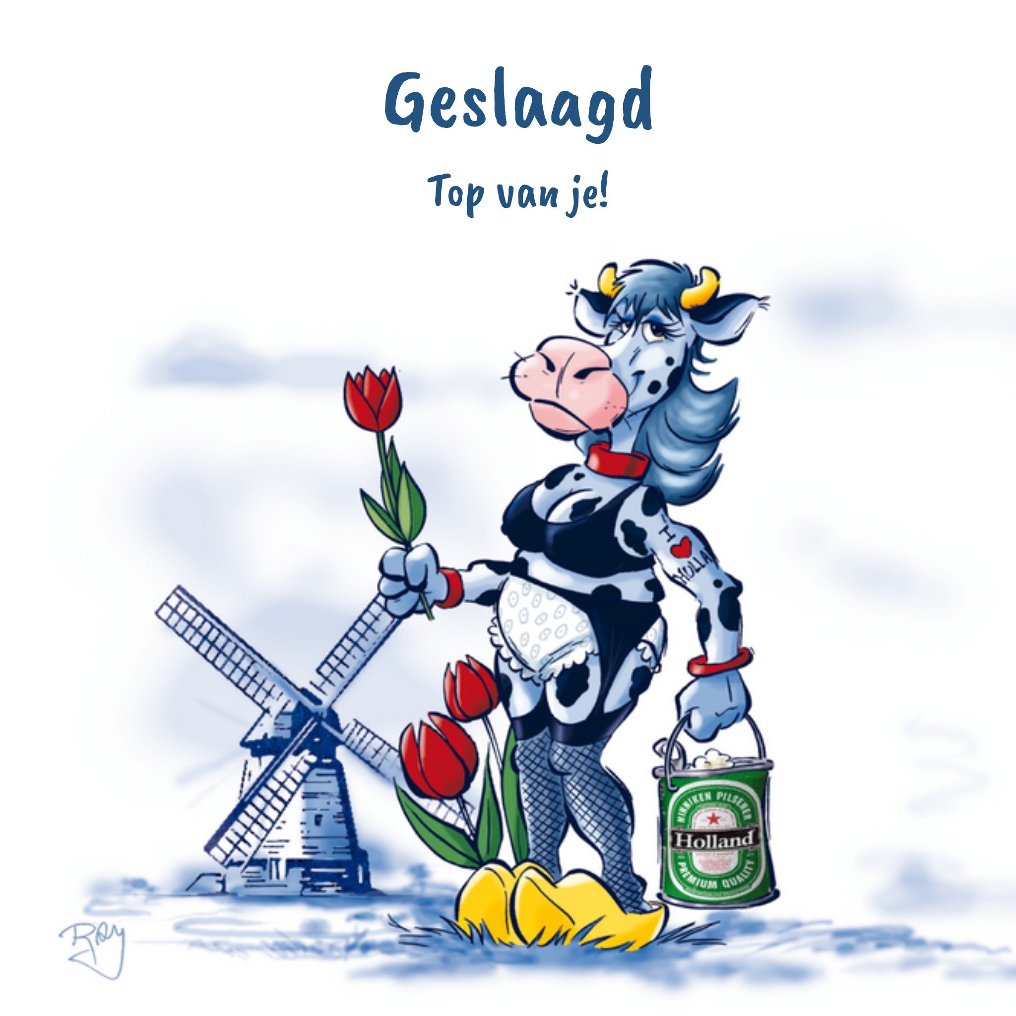 Old Dutch - Geslaagdkaart - Holland 36