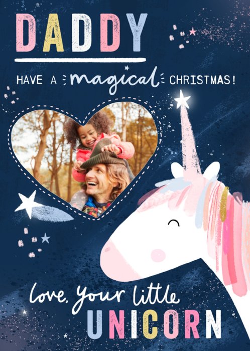 Greetz | Kerstkaart | Lief | Vader | Unicorn