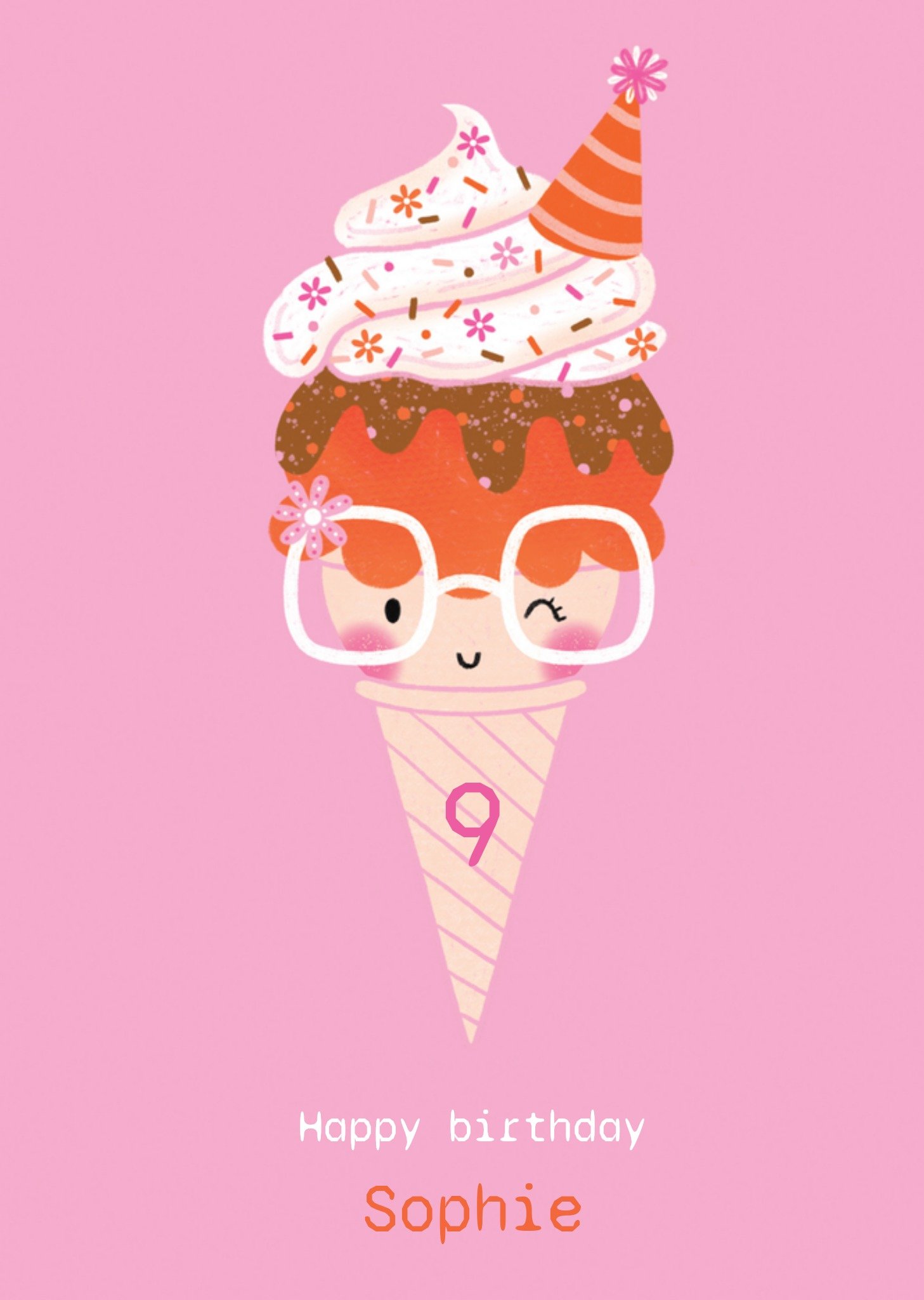 Verjaardag IJs Kaart Marieke Witke