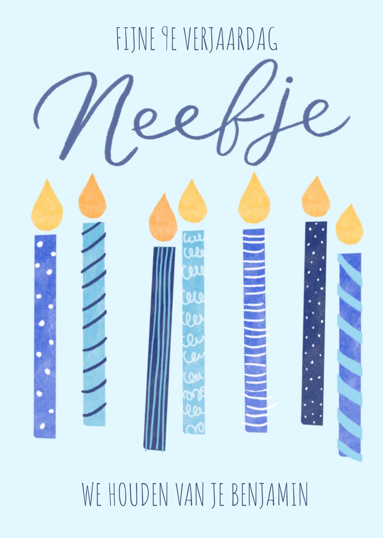 Okey Dokey Design Verjaardag Blauw Neef Kaart Making Meadows