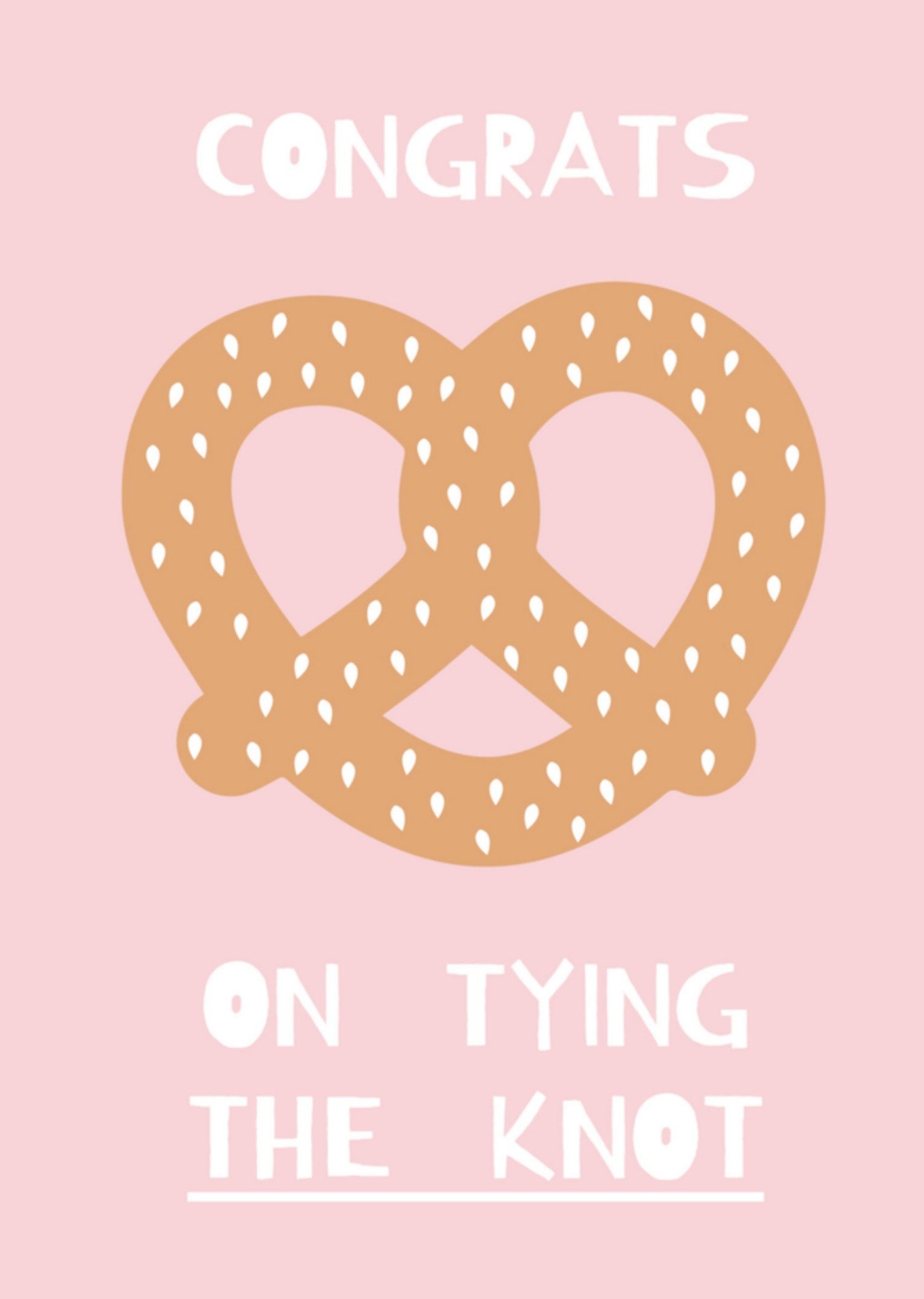 Huwelijkskaart pretzel Kaart Rumble Cards