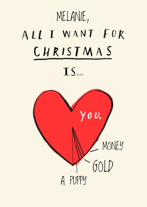 Greetz | Kerstkaart | all I want for Christmas