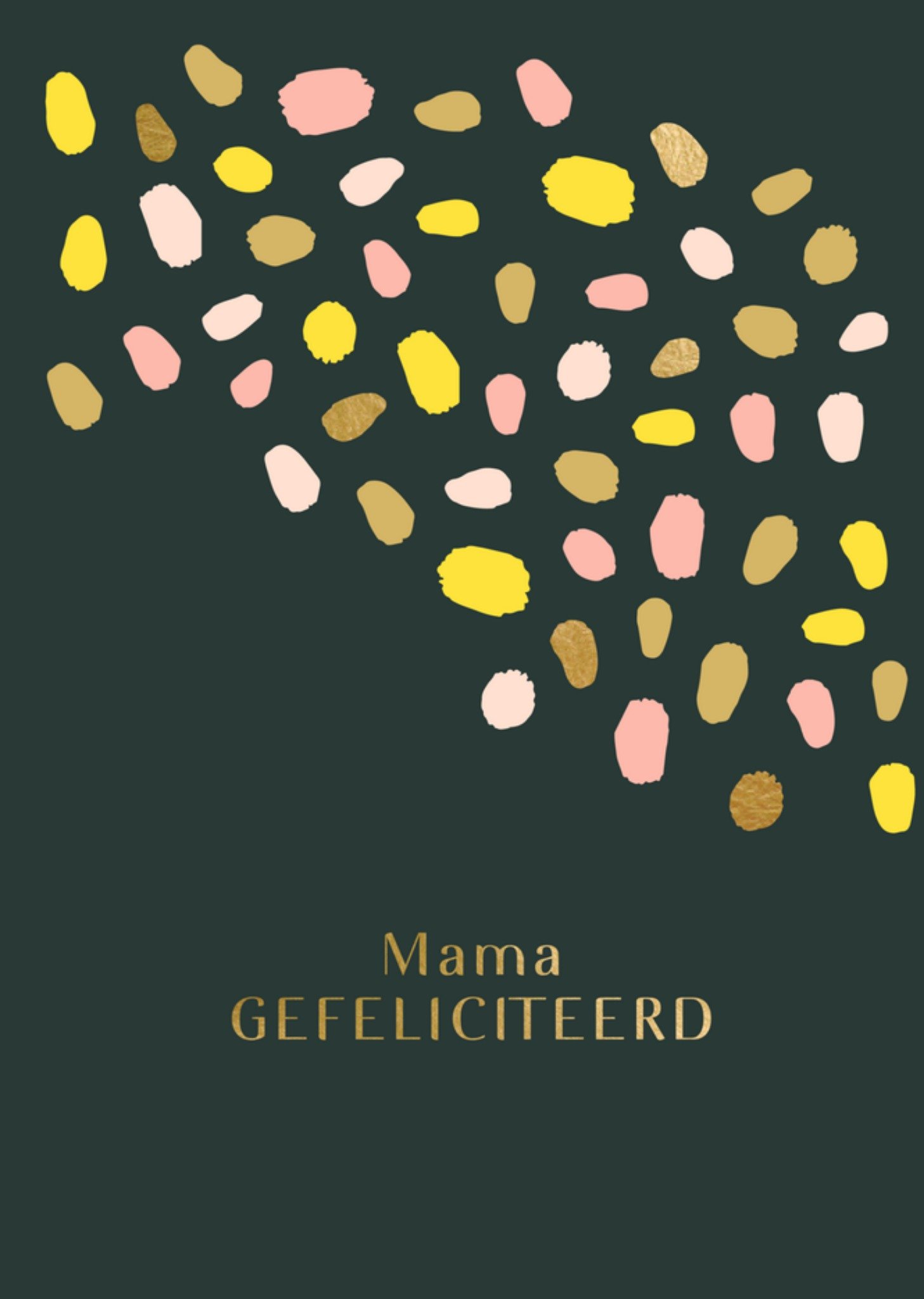 Verjaardag Abstract Mama Kaart Greetz