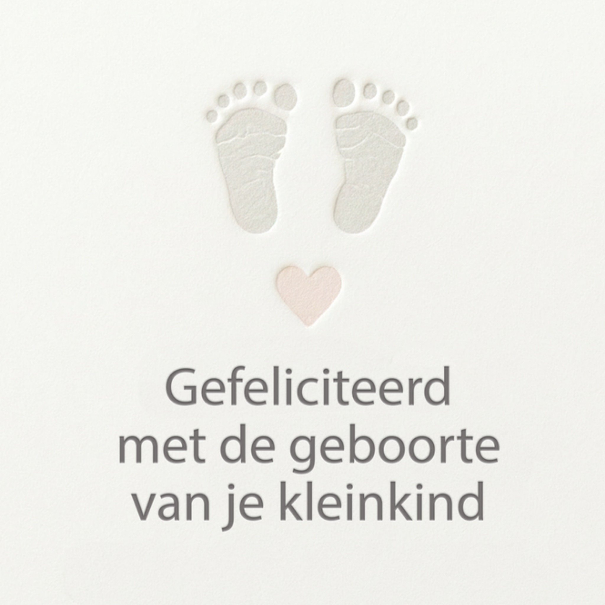 Greetz Geboortekaart Gefeliciteerd met de geboorte van je kleinkind Vierkant