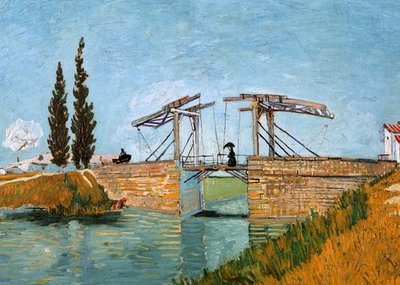 Klaas de Jong | Kunstkaart | Brug bij Langlois