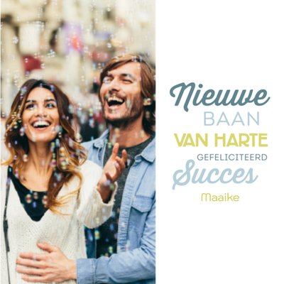 Foto Upload Nieuwe Baan Kaart