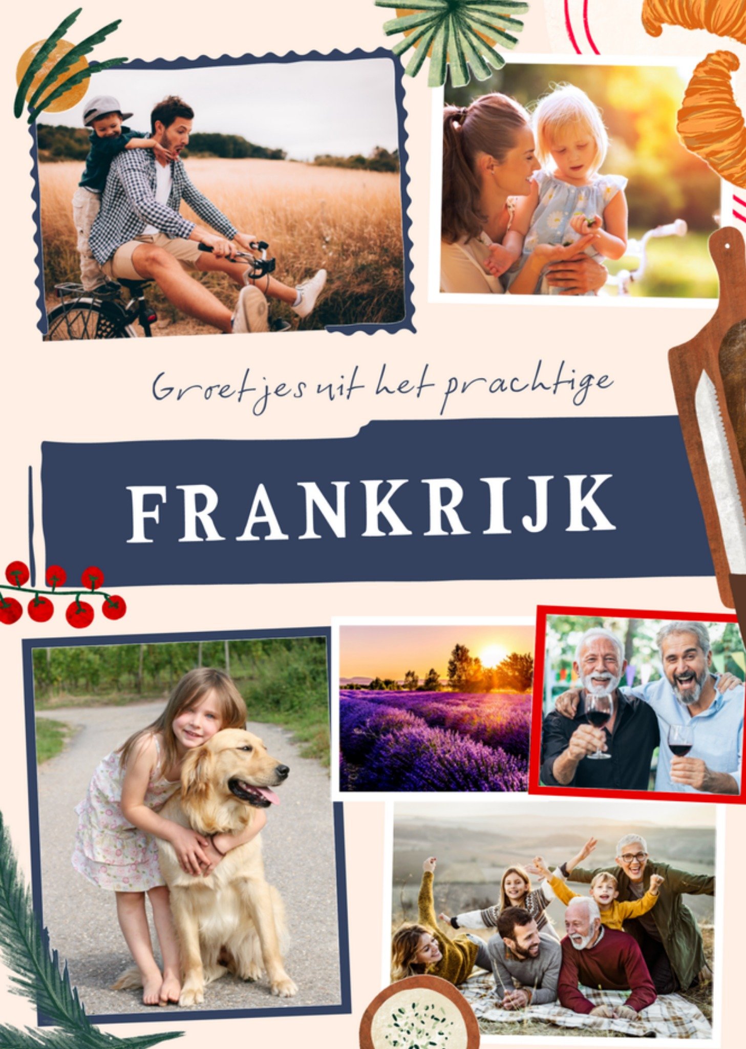 Vakantiekaart groetjes uit Frankrijk Kaart Greetz