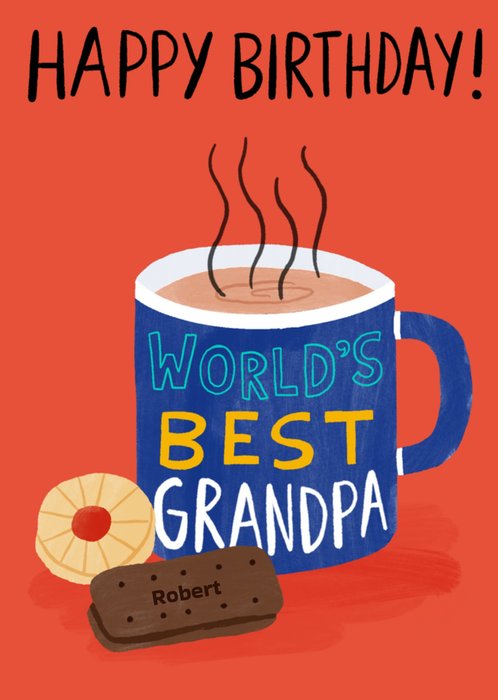 Greetz | Verjaardagskaart | World's best grandpa