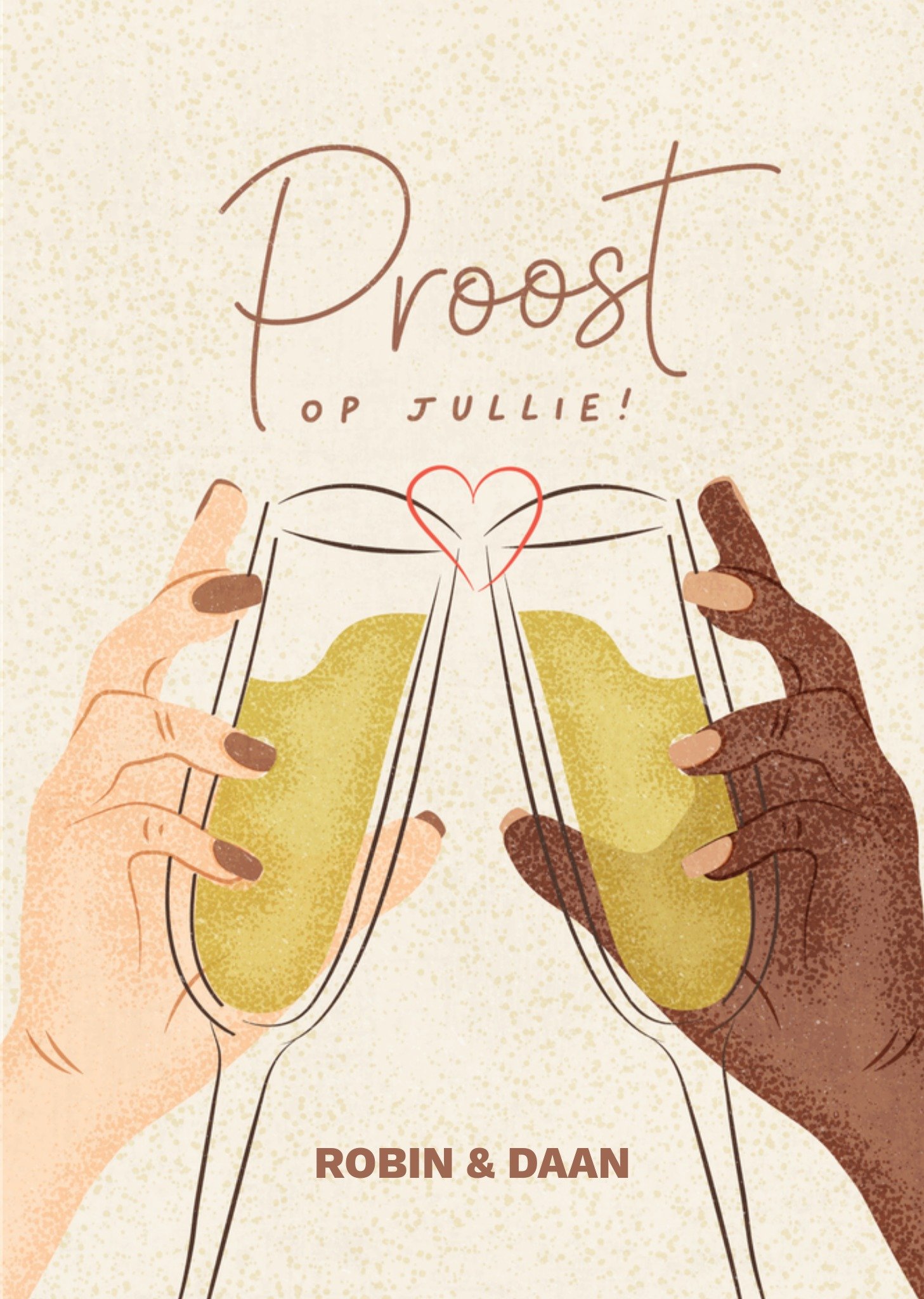 Huwelijkskaart Proost Kaart Melolelo