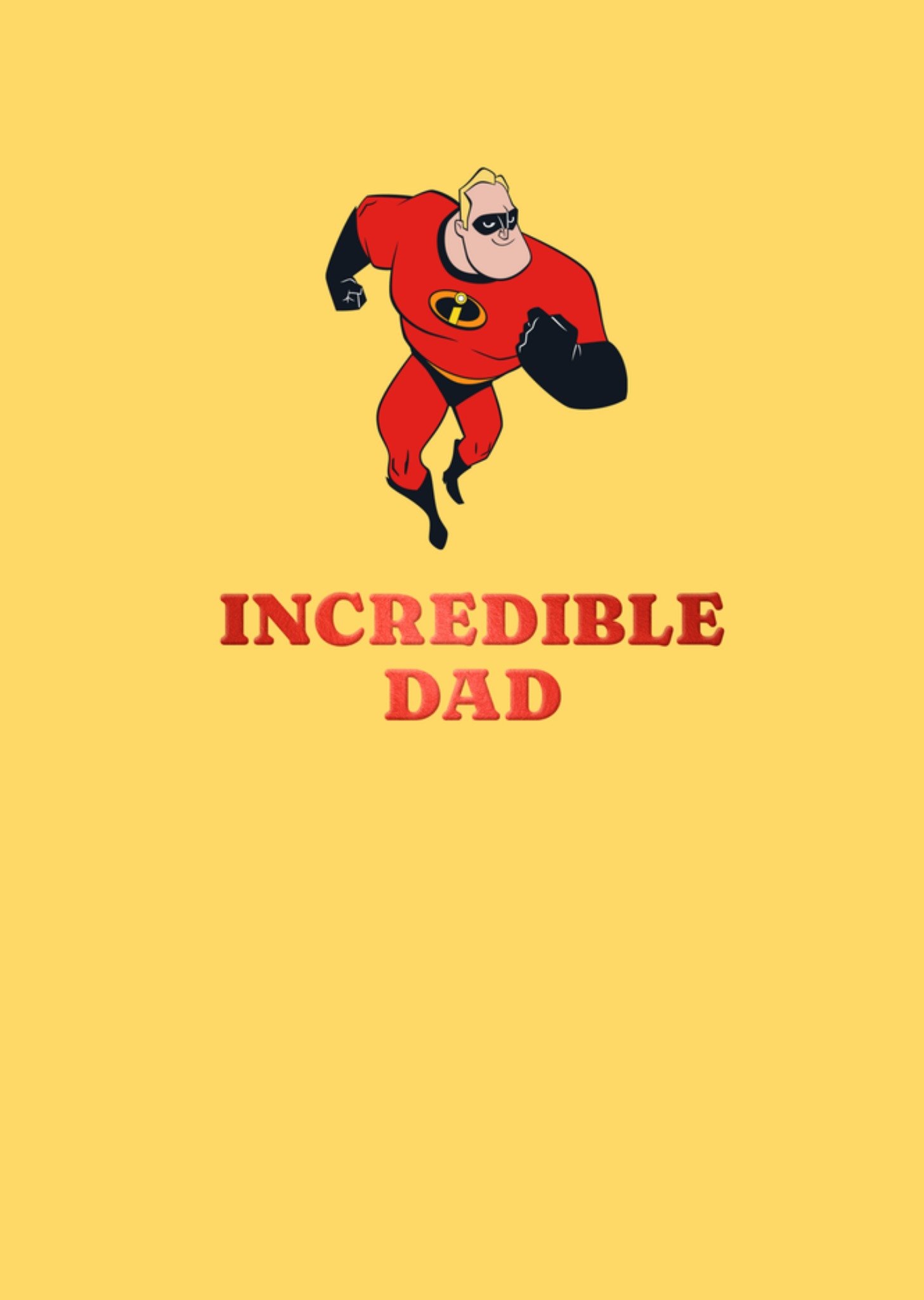 Disney Pixar Vaderdagkaart The Incredibles Incredible dad Greetz