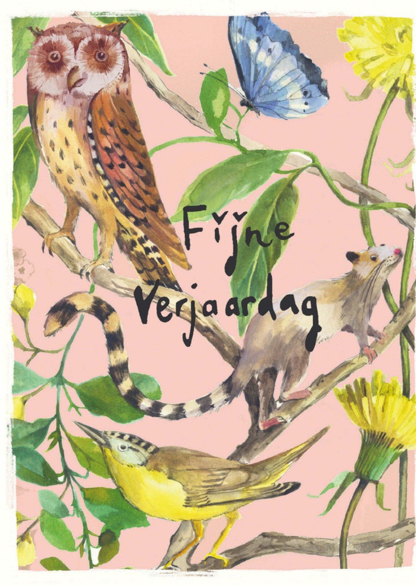 Sooshichacha Verjaardagskaart jungle Kaart Sooshichacha Limited