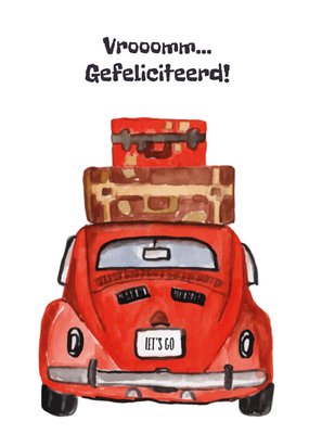 Greetz | Geslaagd kaart | Rijbewijs | Vroooom