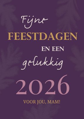 Greetz | Kerstkaart | jaartal | lieve mam