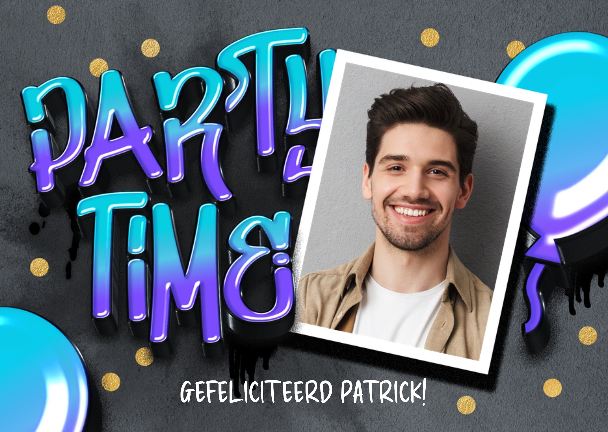 Verjaardagskaart Stoere graffiti Vriend Kaart Luckz