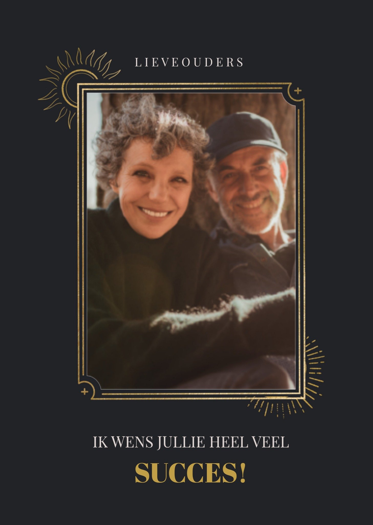 Succeskaart Ouders Foto Kaart Greetz