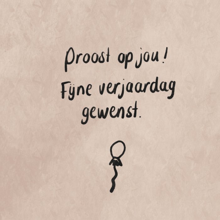 Greetz | Verjaardagskaart | proost