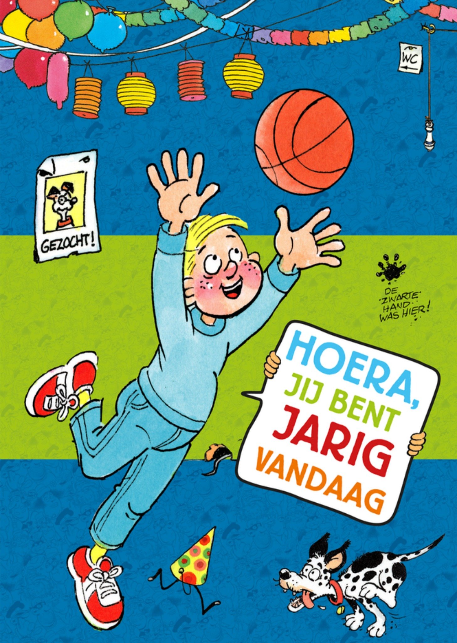 Verjaardagskaart Hoera Jij Bent Jarig Vandaag Kaart Jan van Haasteren