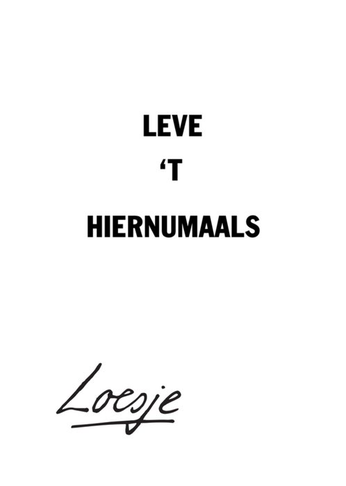 Loesje | Verjaardagskaart | Vriend