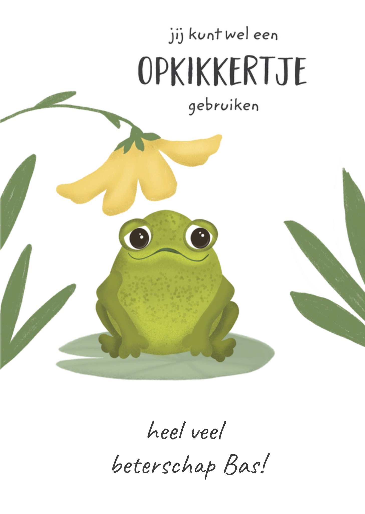 Beterschapskaart Opkikkertje Kaart Tsjip