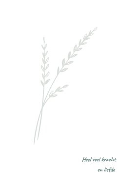 Greetz | Sterkte kaart | veel kracht en liefde