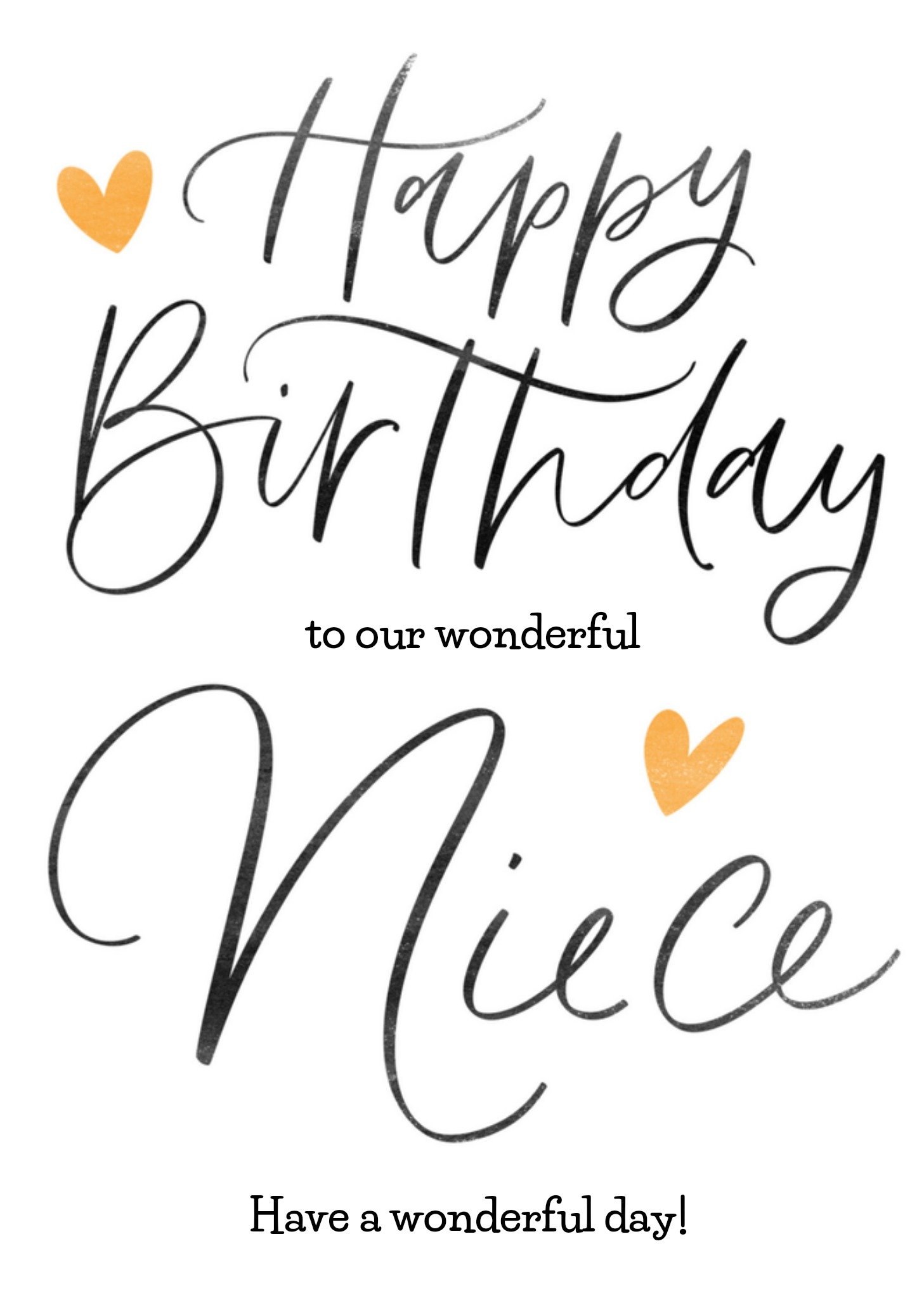 Letters by Julia Verjaardagskaart nichtje Kaart Letters By Julia