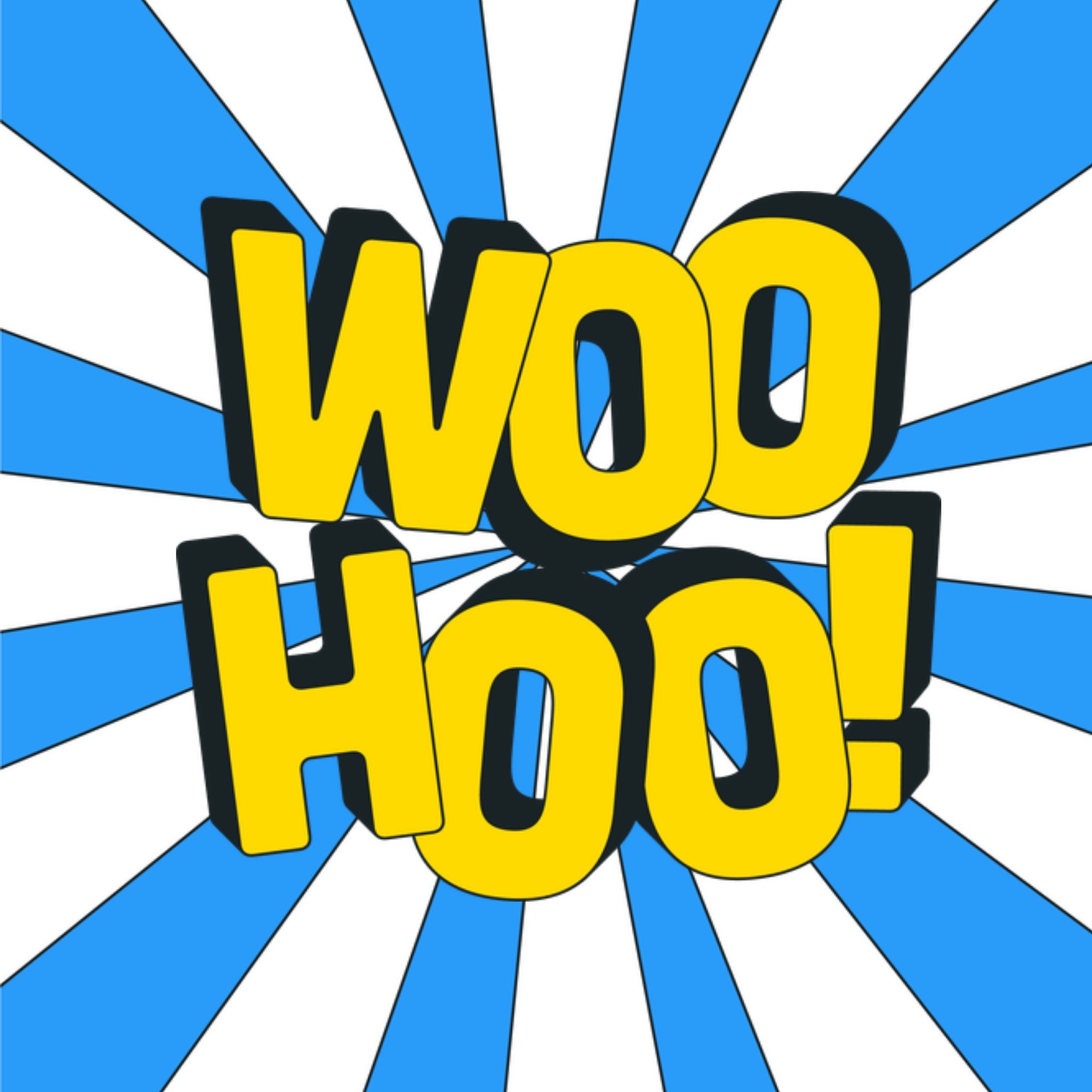 Greetz Verjaardagskaart Woohoo! Vierkant