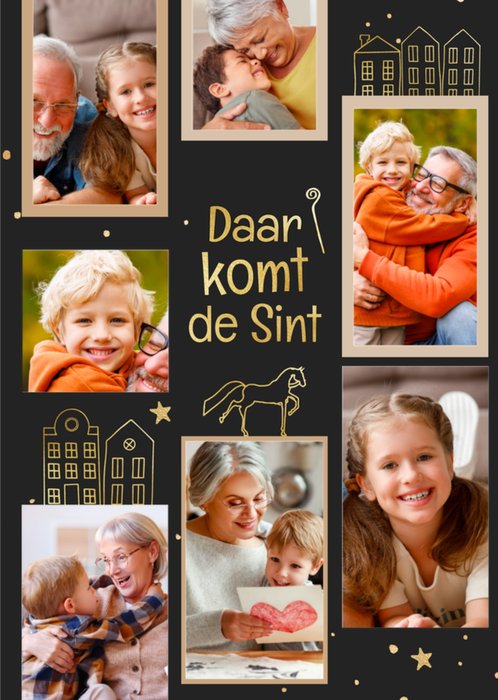 Greetz | Sinterklaaskaart | Daar komt de sint | Met fotos