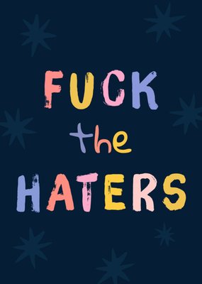 Greetz | Denken aan kaart | haters