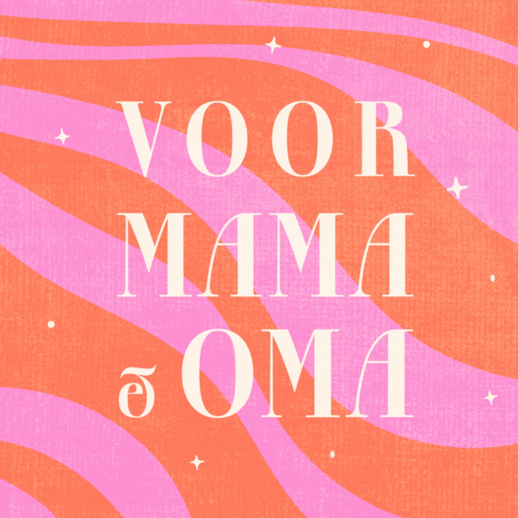 Greetz Moederdagkaart voor mama en oma Vierkant