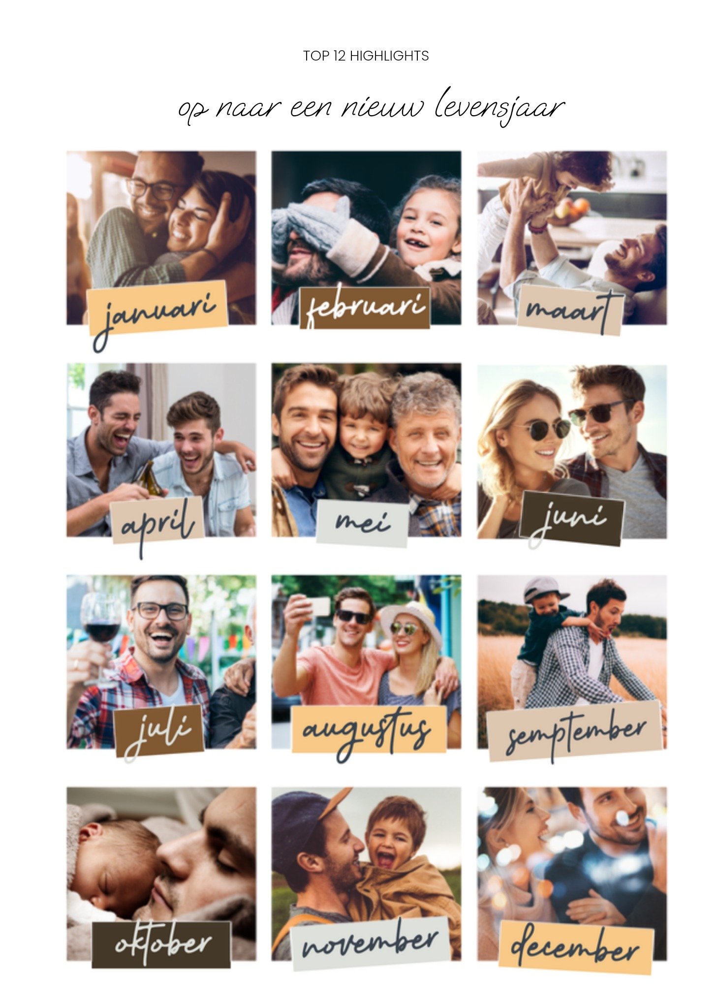 Verjaardagskaart Met fotos Highlights Greetz