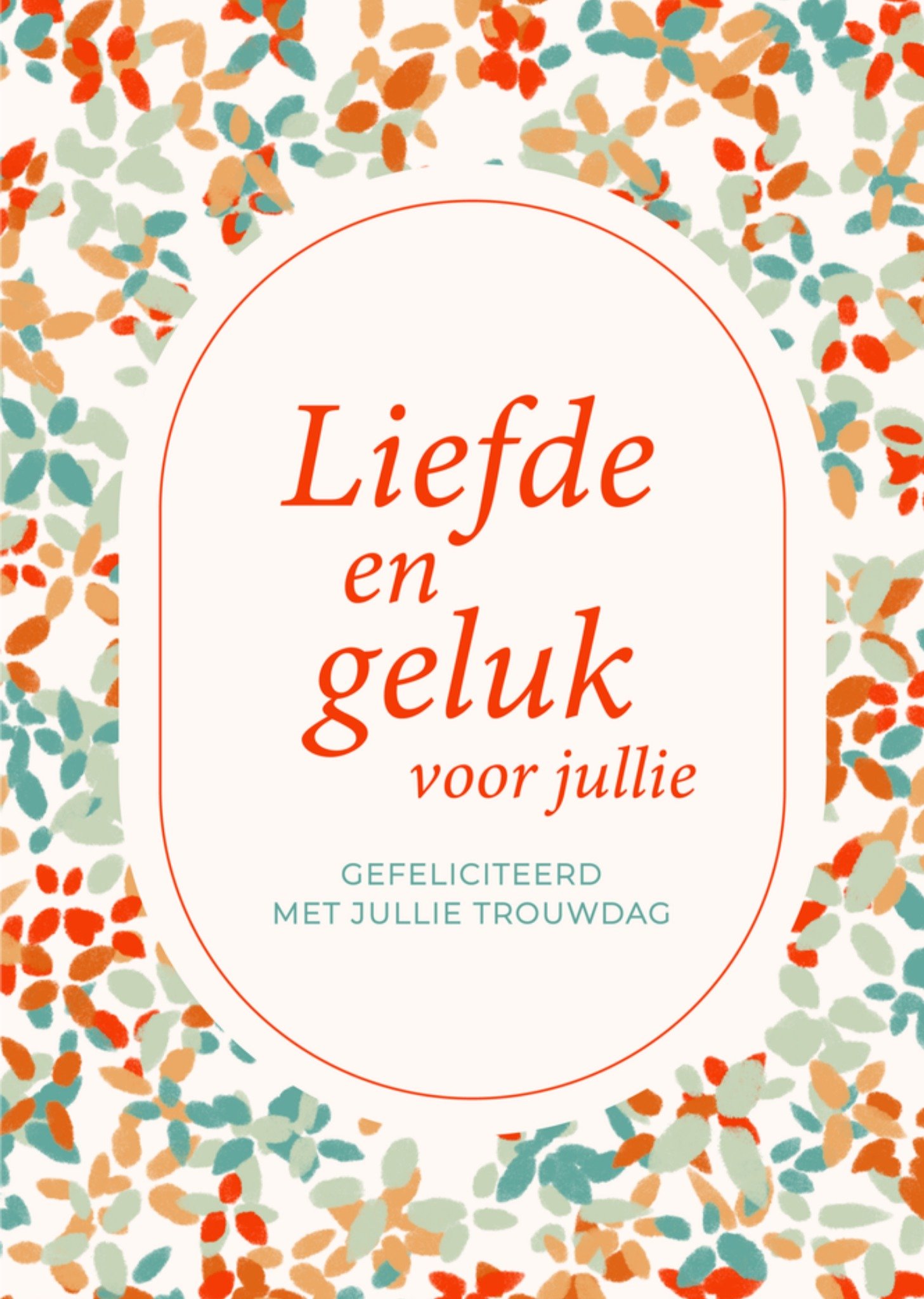 Greetz Huwelijkskaart Liefde en geluk Standard Card