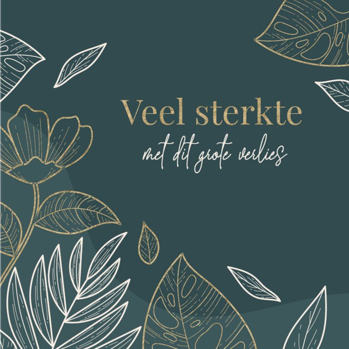 Papercute | Condoleancekaart | Grote verlies