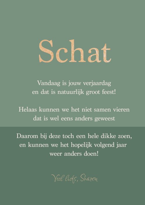 Greetz | Verjaardagskaart | Schat