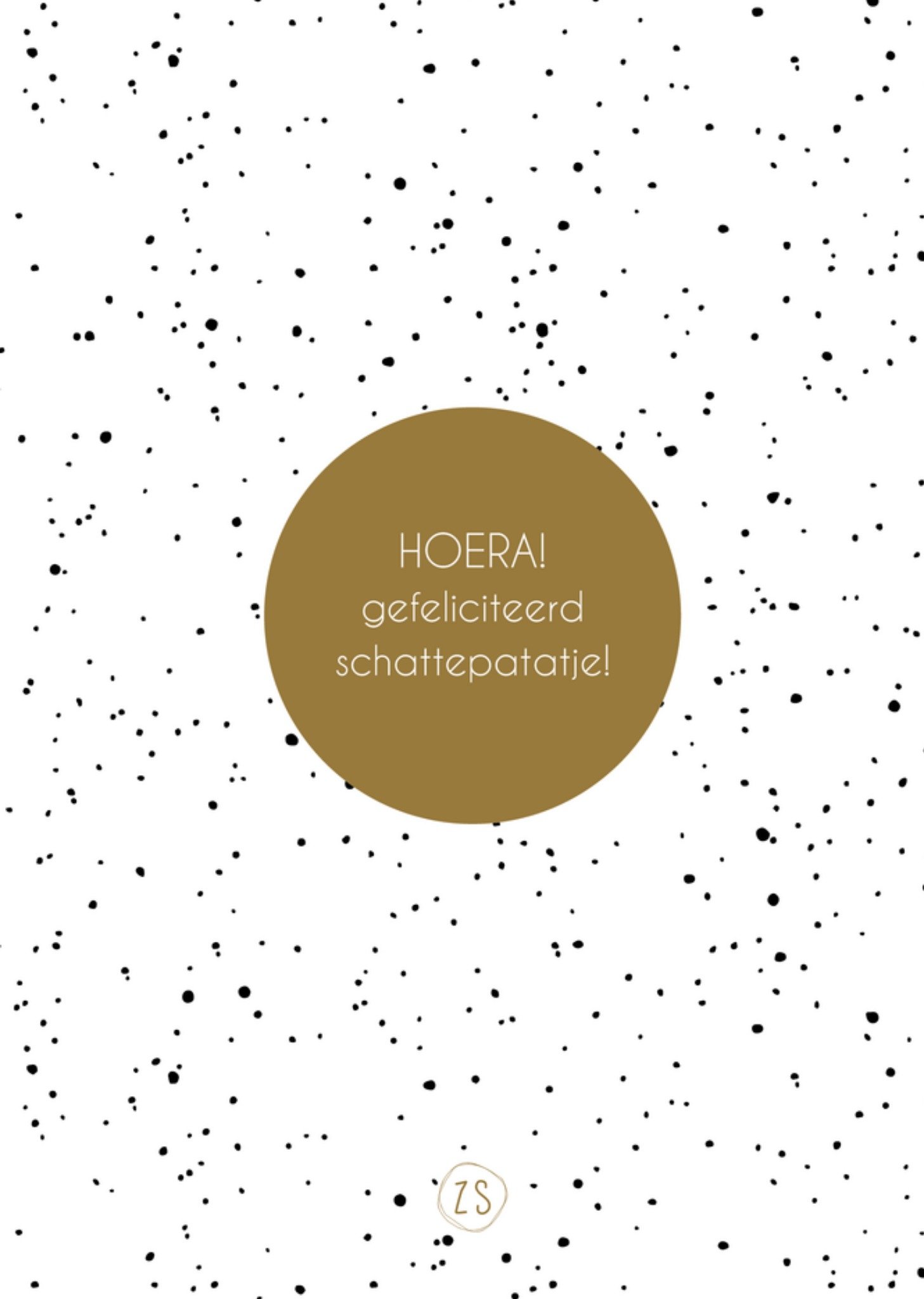 Zusss Verjaardagskaart Schattepatatje Standard Card