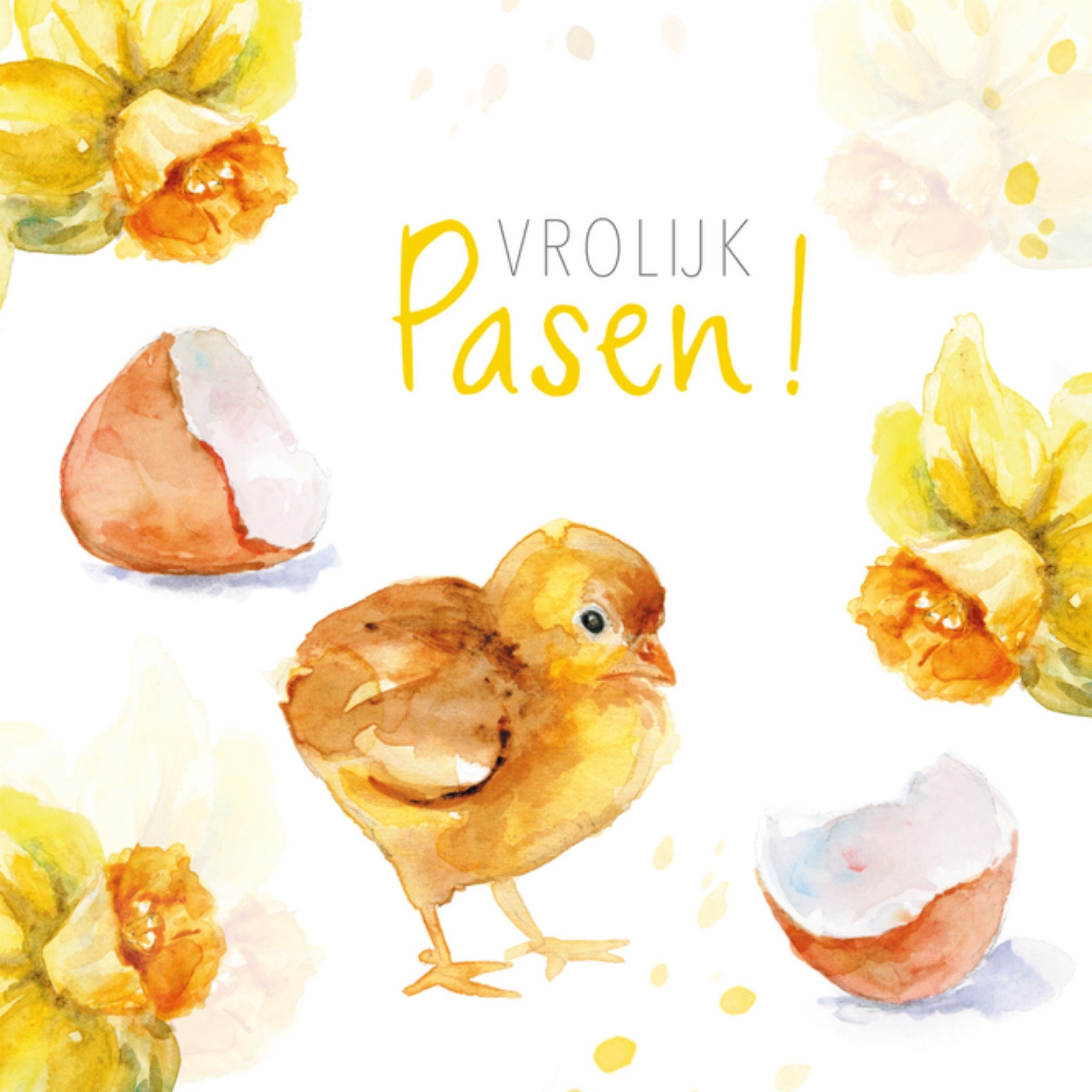 Michelle Dujardin | Paaskaart | Vrolijk Pasen! | Square Card