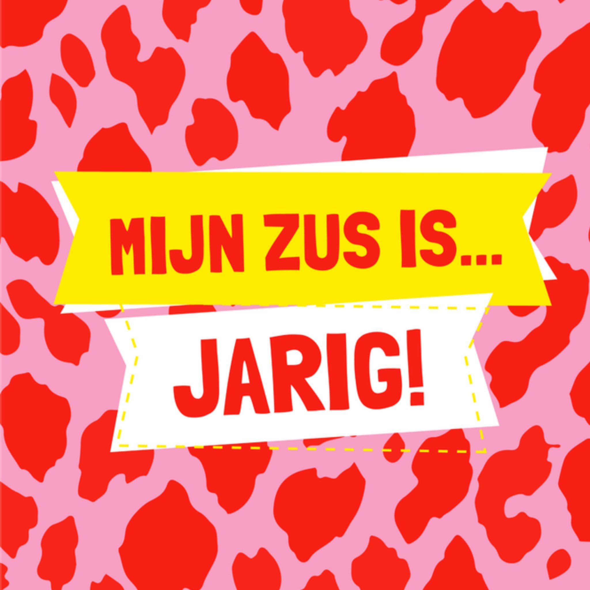 Greetz Verjaardagskaart Mijn zus is jarig Vierkant