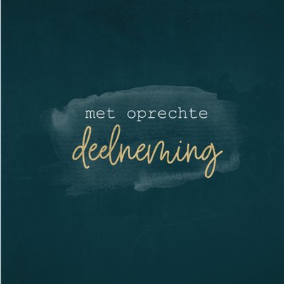 Papercute | Condoleancekaart | oprechte deelneming