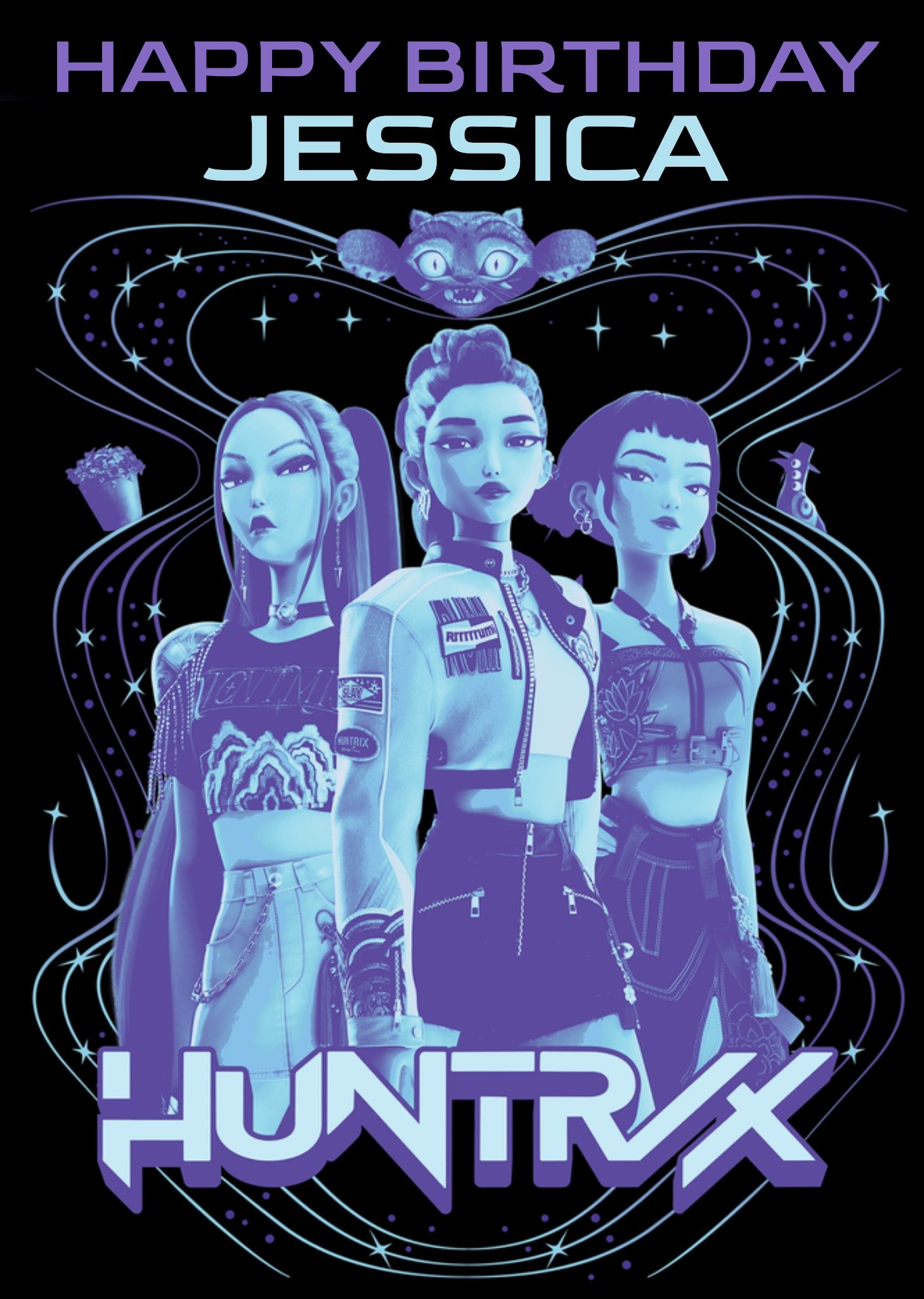 Danilo Verjaardagskaart Huntrix KPOP Demon Hunters