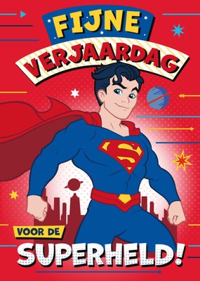 Warner Bros | Verjaardagskaart | Superman | Fijne verjaardag voor de superheld