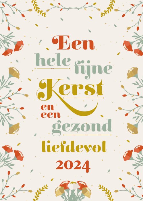 Greetz | Kerst | Bloemen | Vrouw