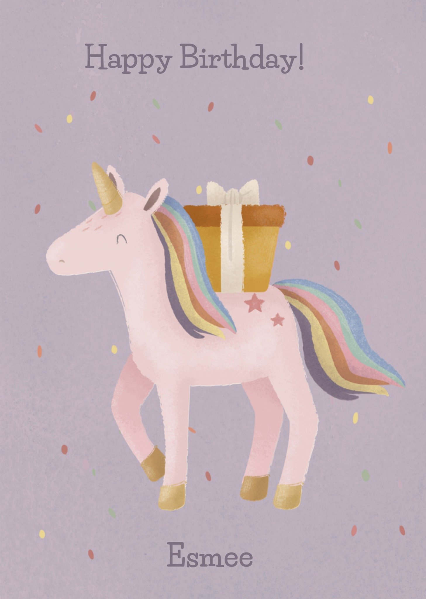 Verjaardagskaart Eenhoorn Kaart Little Dutch