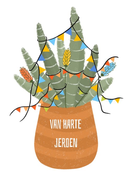 Marieke Witke | Felicitatiekaart | Planten