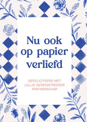 Greetz | Huwelijkskaart | Geregistreerd Partnerschap | Verliefd